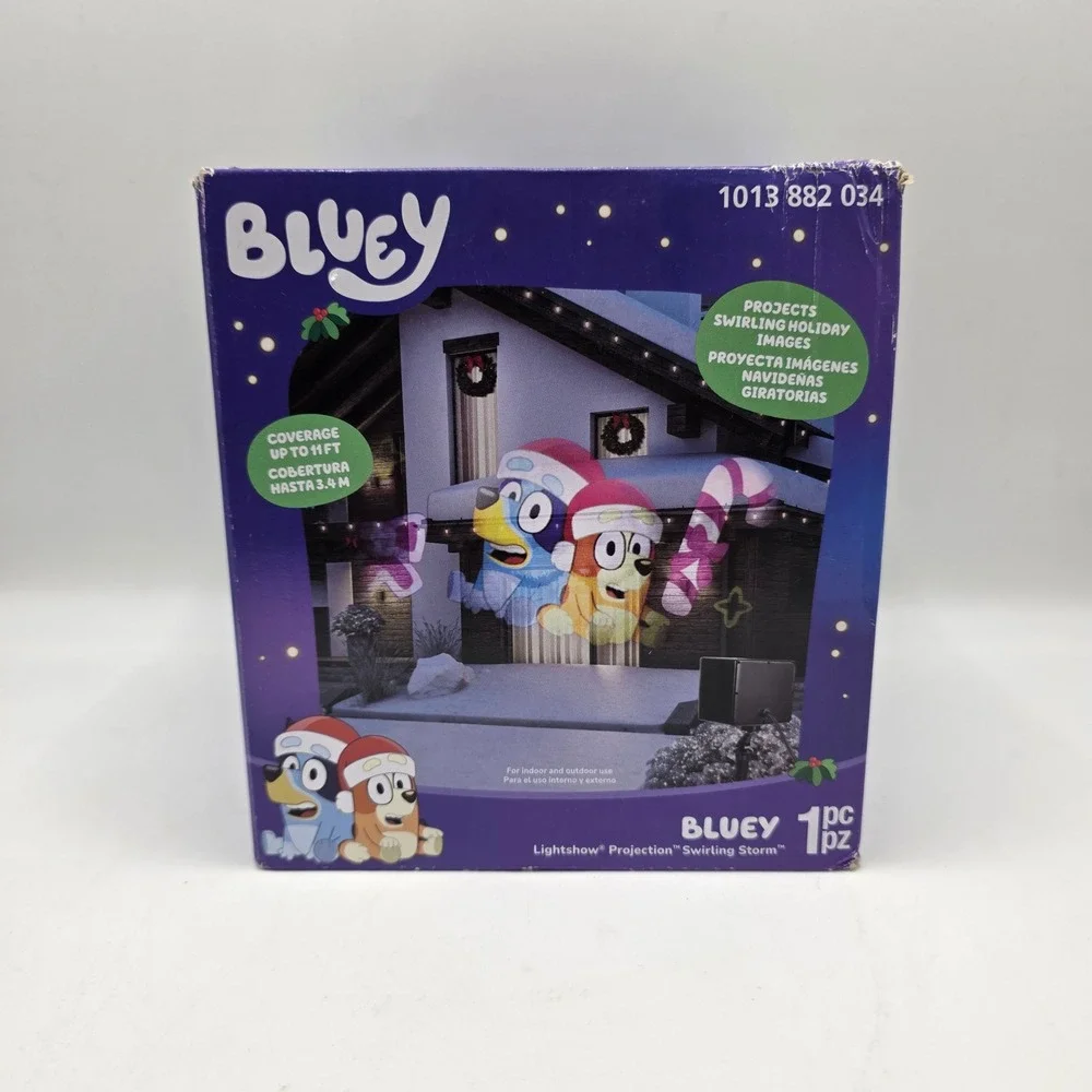 Bluey Lightshow Projection Swirling Storm Christmas LED Projector Outdoor Indoor